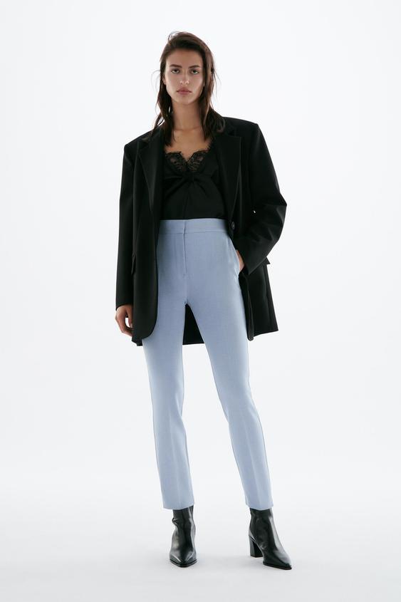 JOGGER WAIST SKINNY TROUSERS - Light 