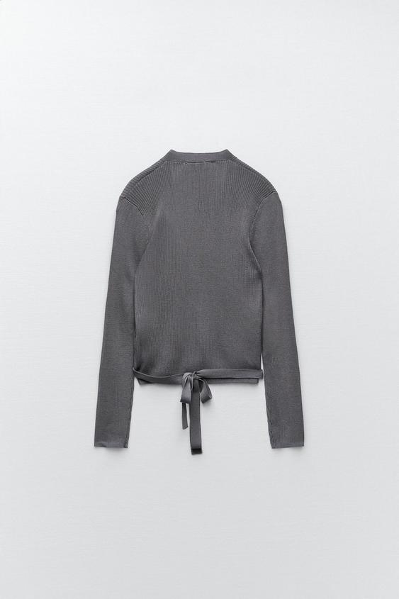 zara wrap cardigan
