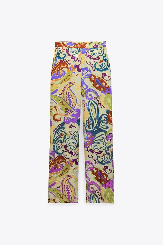 PRINTED TROUSERS - Multicoloured | ZARA 