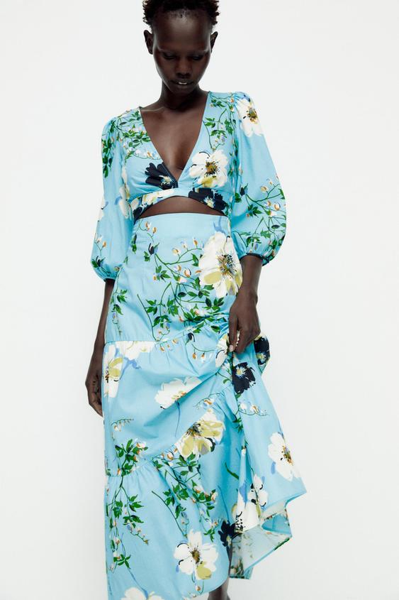 zara multicoloured dress