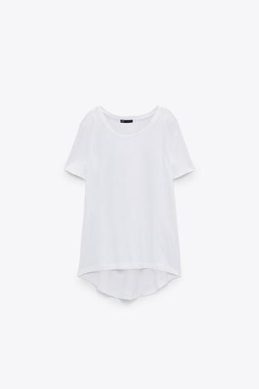 Camisetas Blancas de Mujer | ZARA Argentina