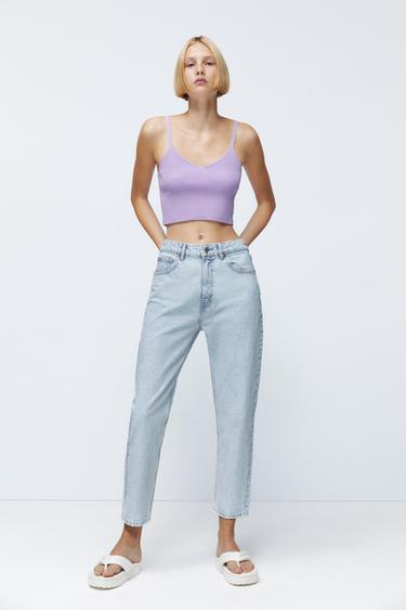 Mom Jeans para Mulher | ZARA Portugal