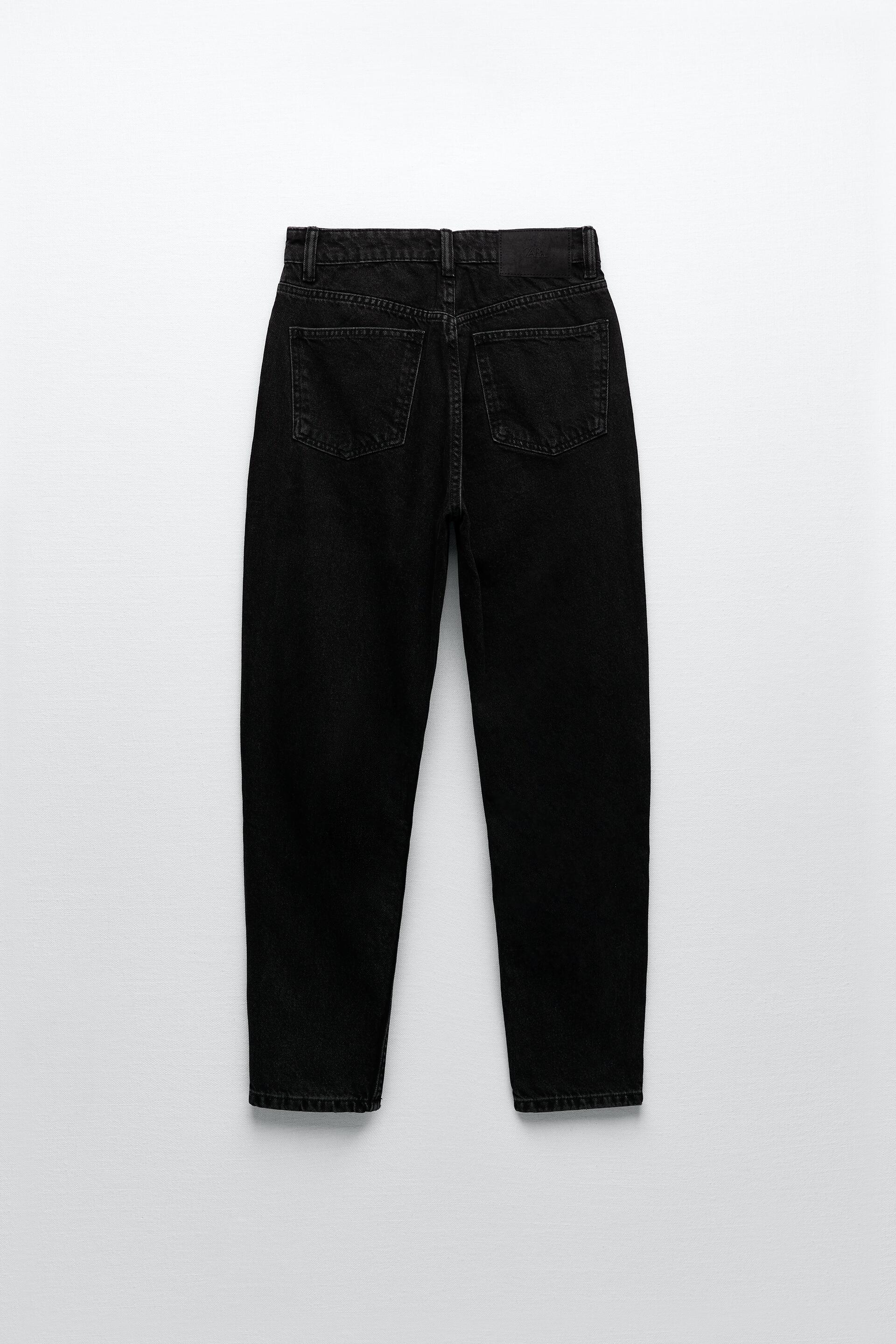 JEANS MOM FIT - Negro | ZARA Perú / Peru