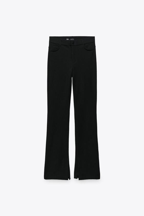 SPLIT HEM LEGGINGS - Black | ZARA Australia
