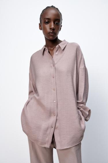 Camisas Manga Larga de Mujer | Nueva Colección Online | ZARA Argentina