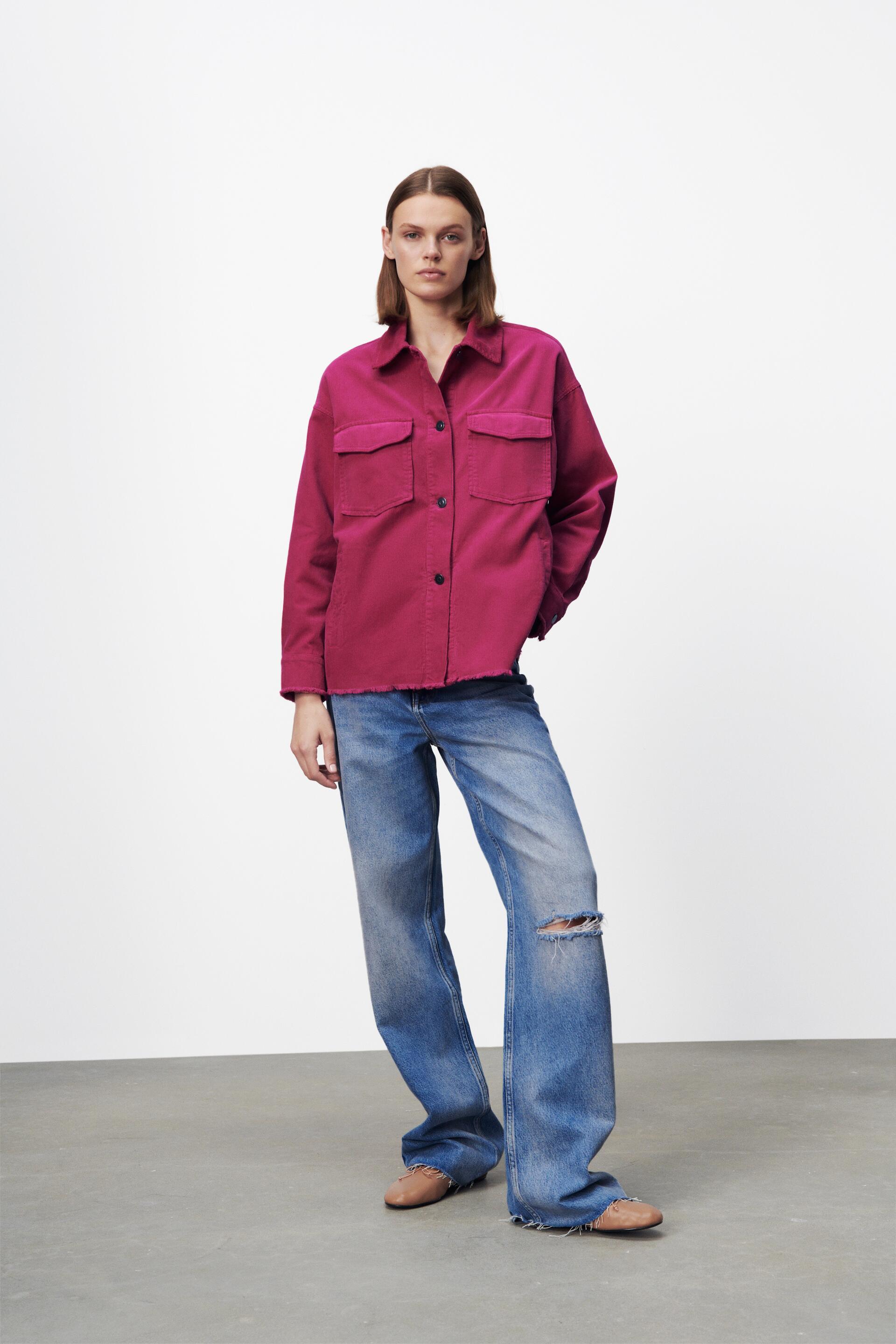 Sobrecamisa pana zara mujer clearance