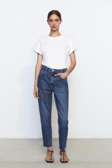 Vaqueros Mom Fit de Mujer | ZARA Perú