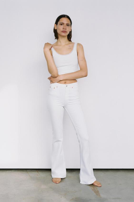 Zara ZW THE SKINNY FLARE JEANS 