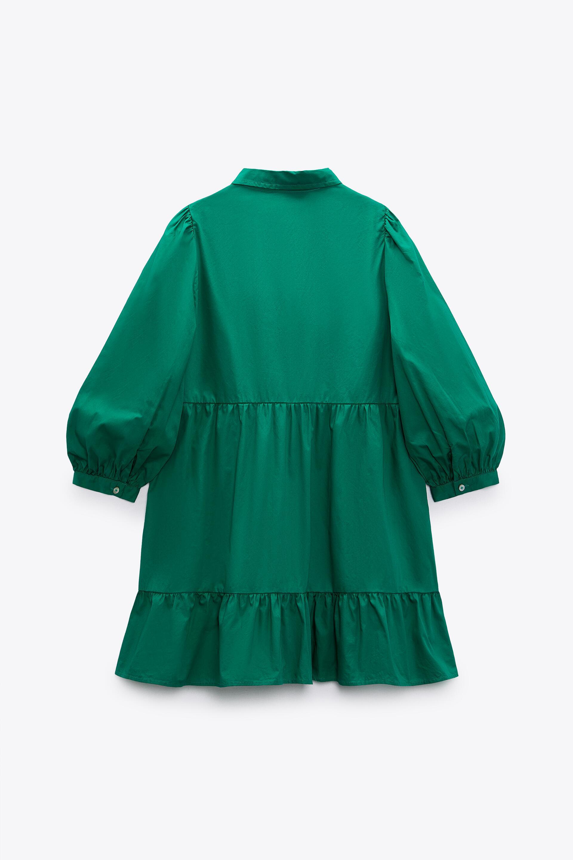 SHIRT DRESS - Green | ZARA Australia