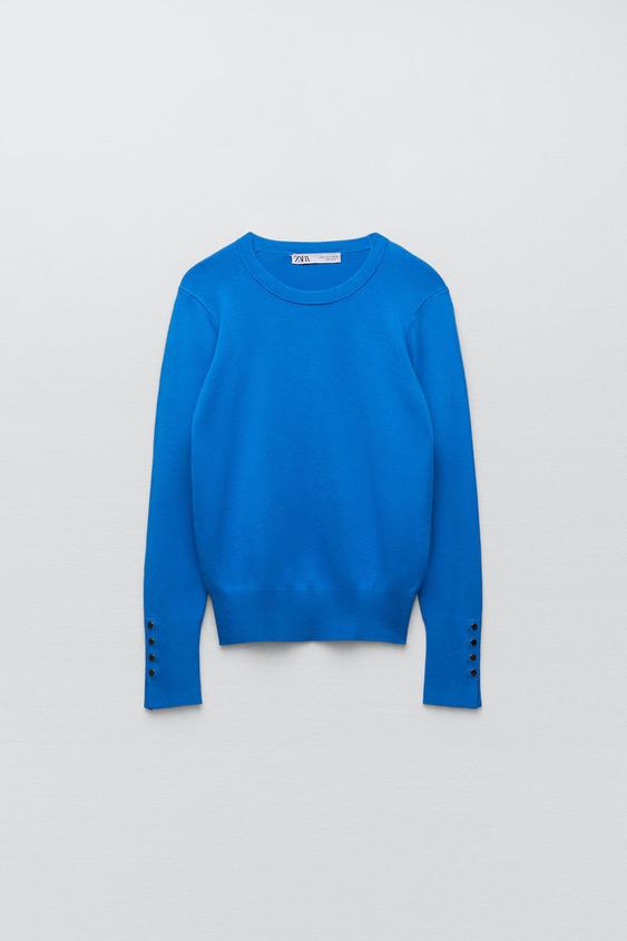 zara basic sweater