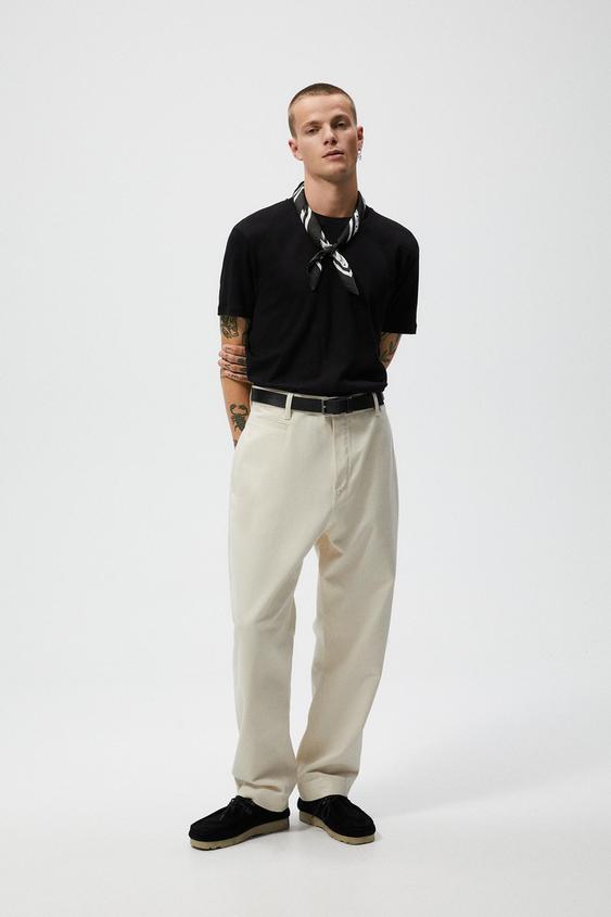 CAMISETA PUNTO - Negro | ZARA Chile