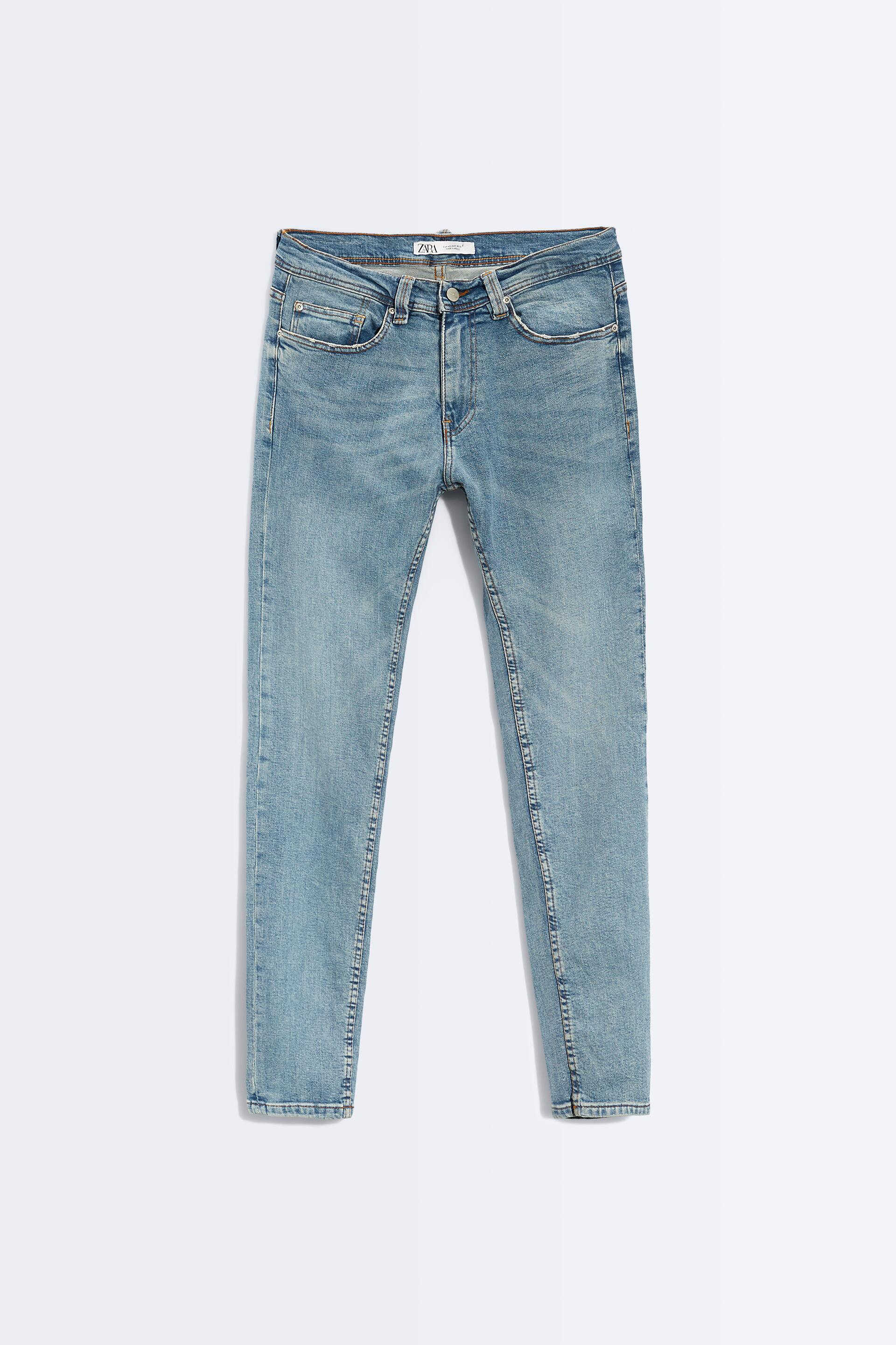 BASIC SLIM FIT JEANS - Mid-blue | ZARA Australia