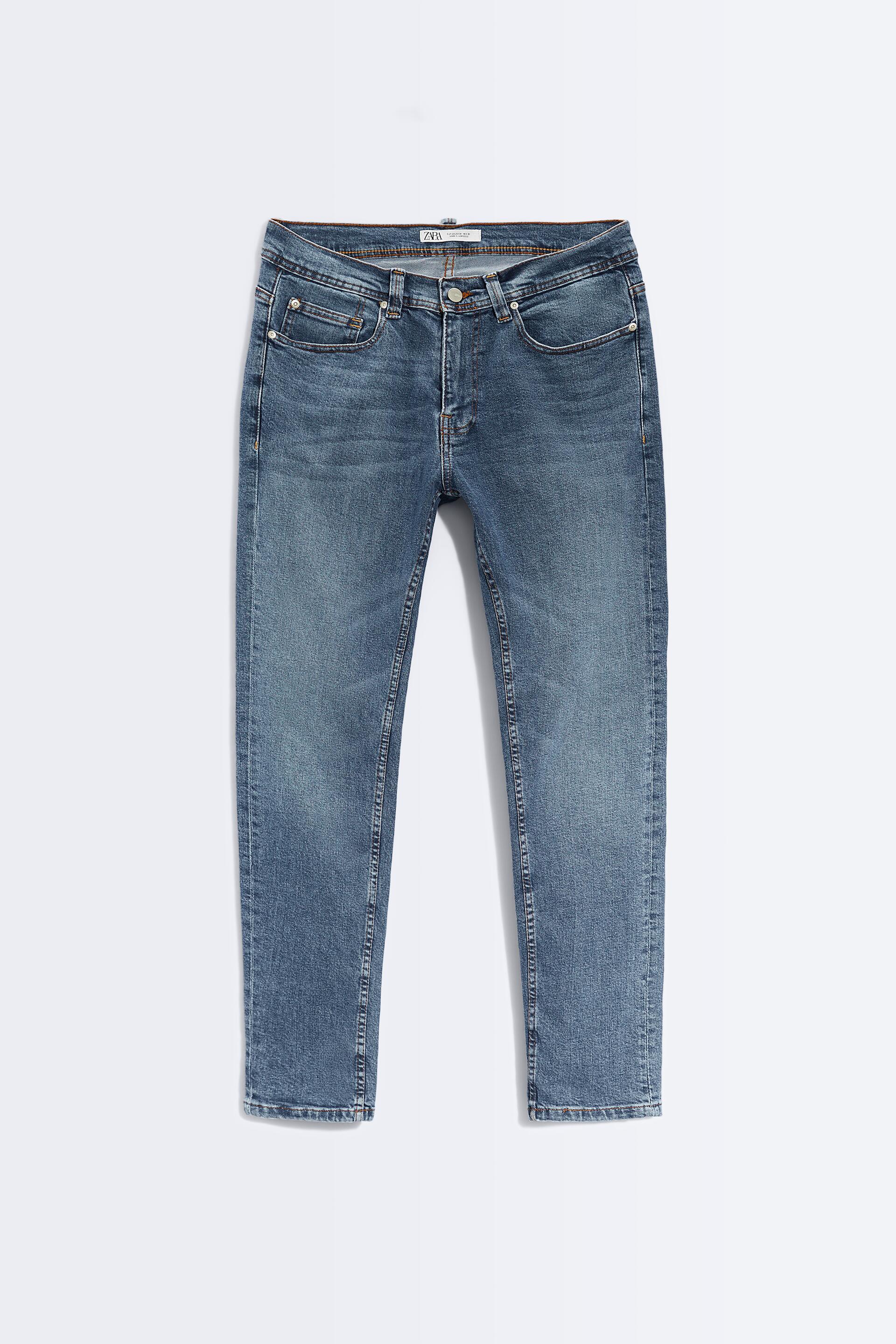 ZW THE MID WAIST STRAIGHT JEANS - Blue | ZARA Australia