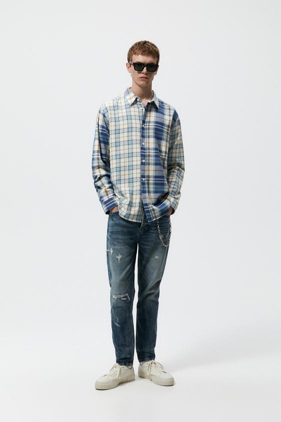 SLIM FIT JEANS - Blue | ZARA South Africa