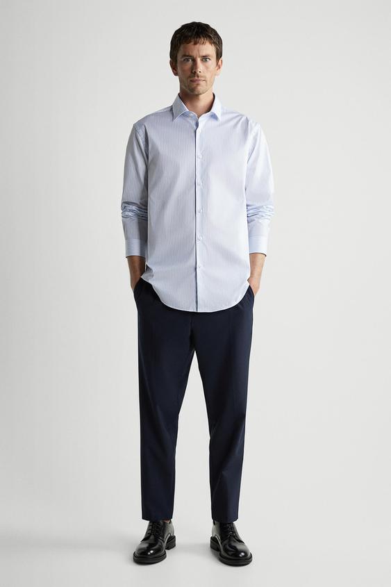 zara button down shirt mens