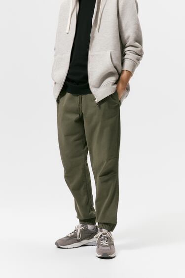 DARTED TROUSERS WITH JOGGER WAIST
