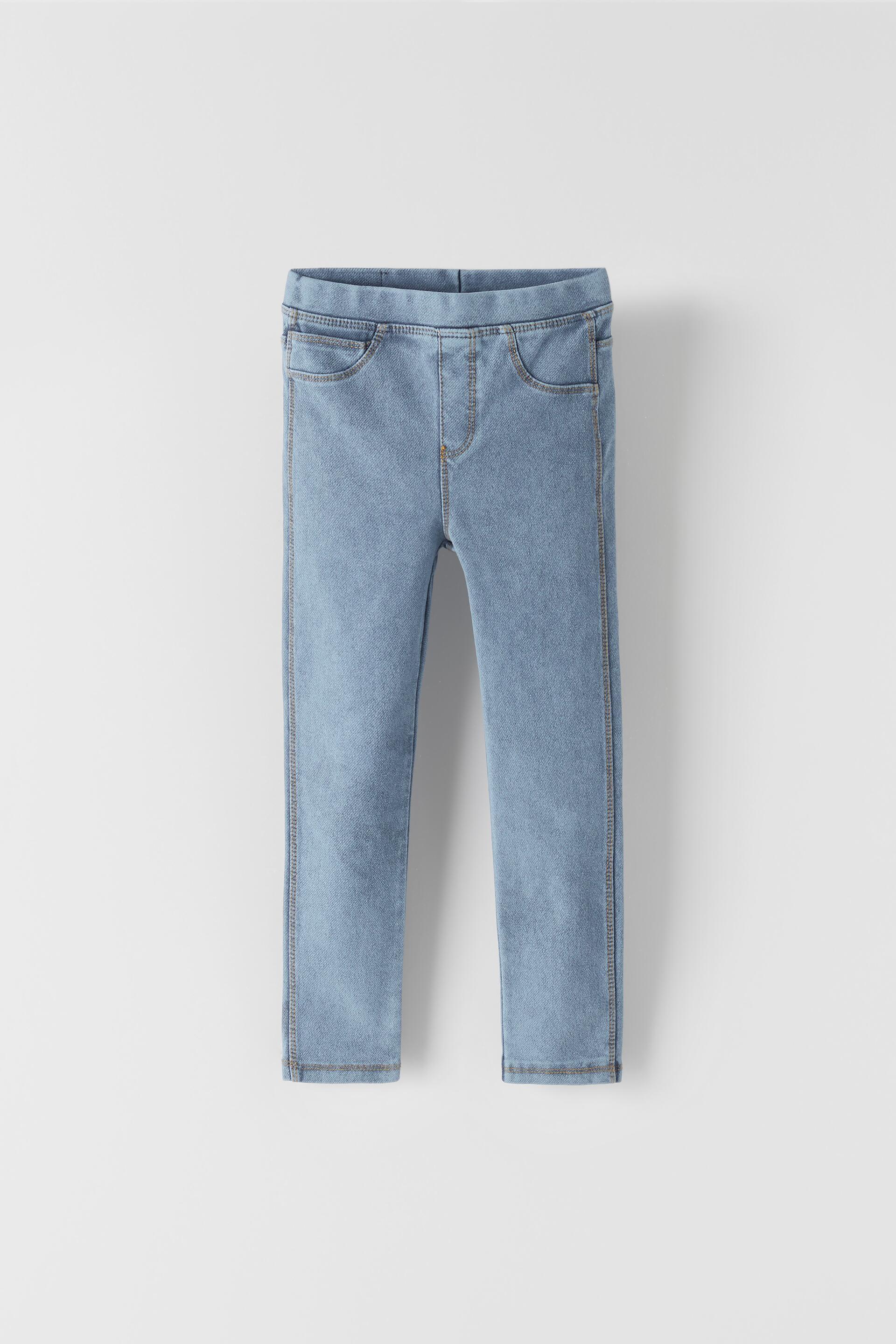 BASIC JEGGINGS - Blue | ZARA Australia