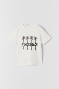 PENGUIN SURF T-SHIRT - Ecru | ZARA 