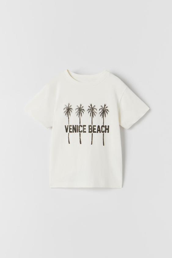 PRINTED T-SHIRT - White | ZARA Australia