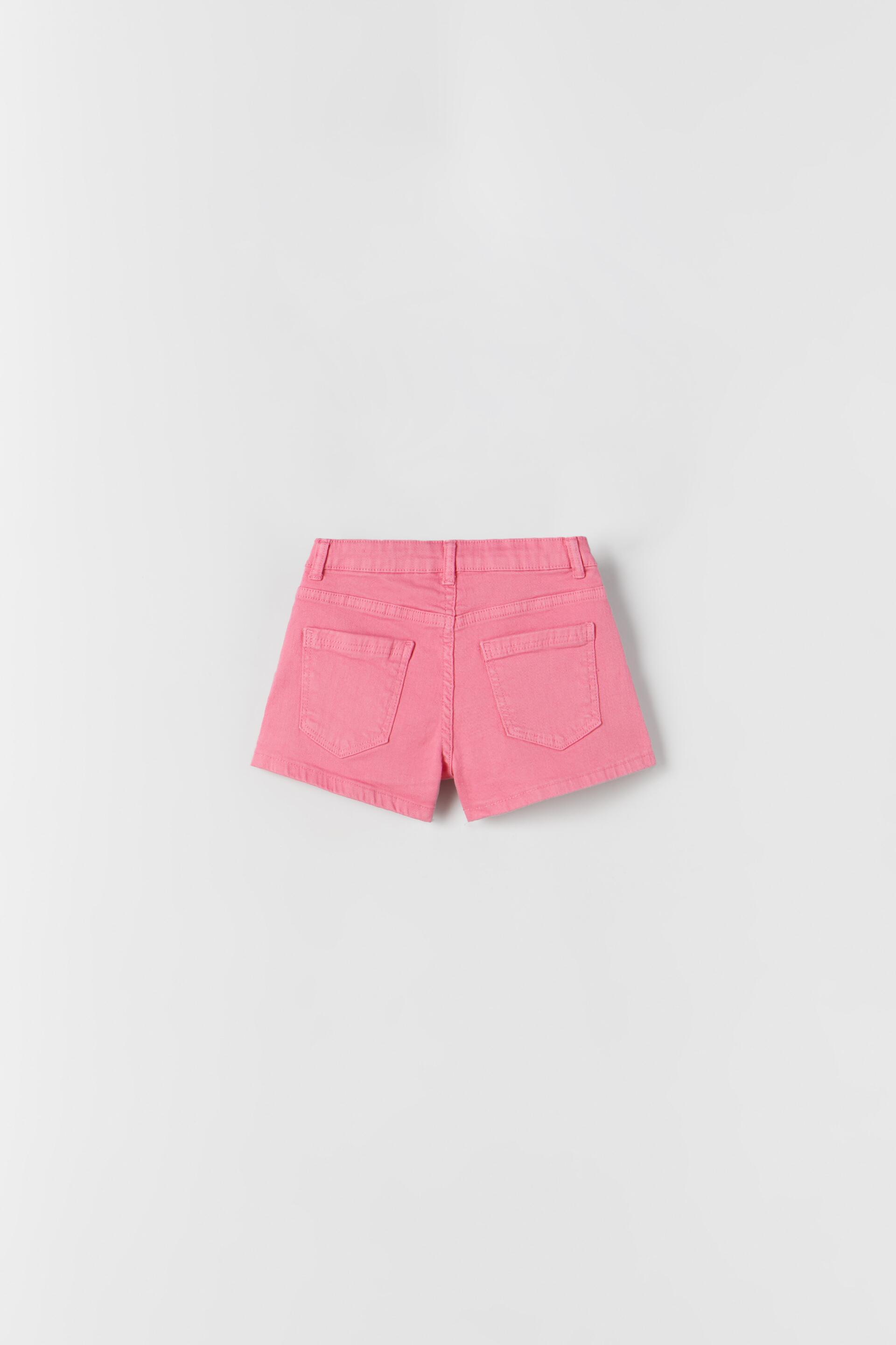 BERMUDA DENIM - Rosa | ZARA Chile
