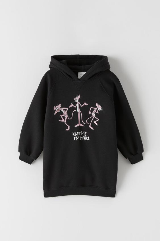 PLUSH PINK PANTHER ® MGM DRESS - Black 