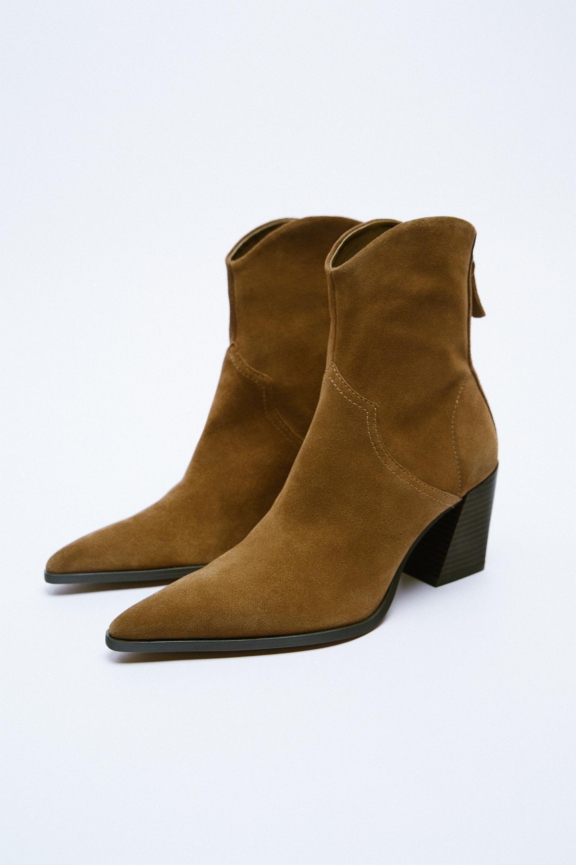 zara brown boots