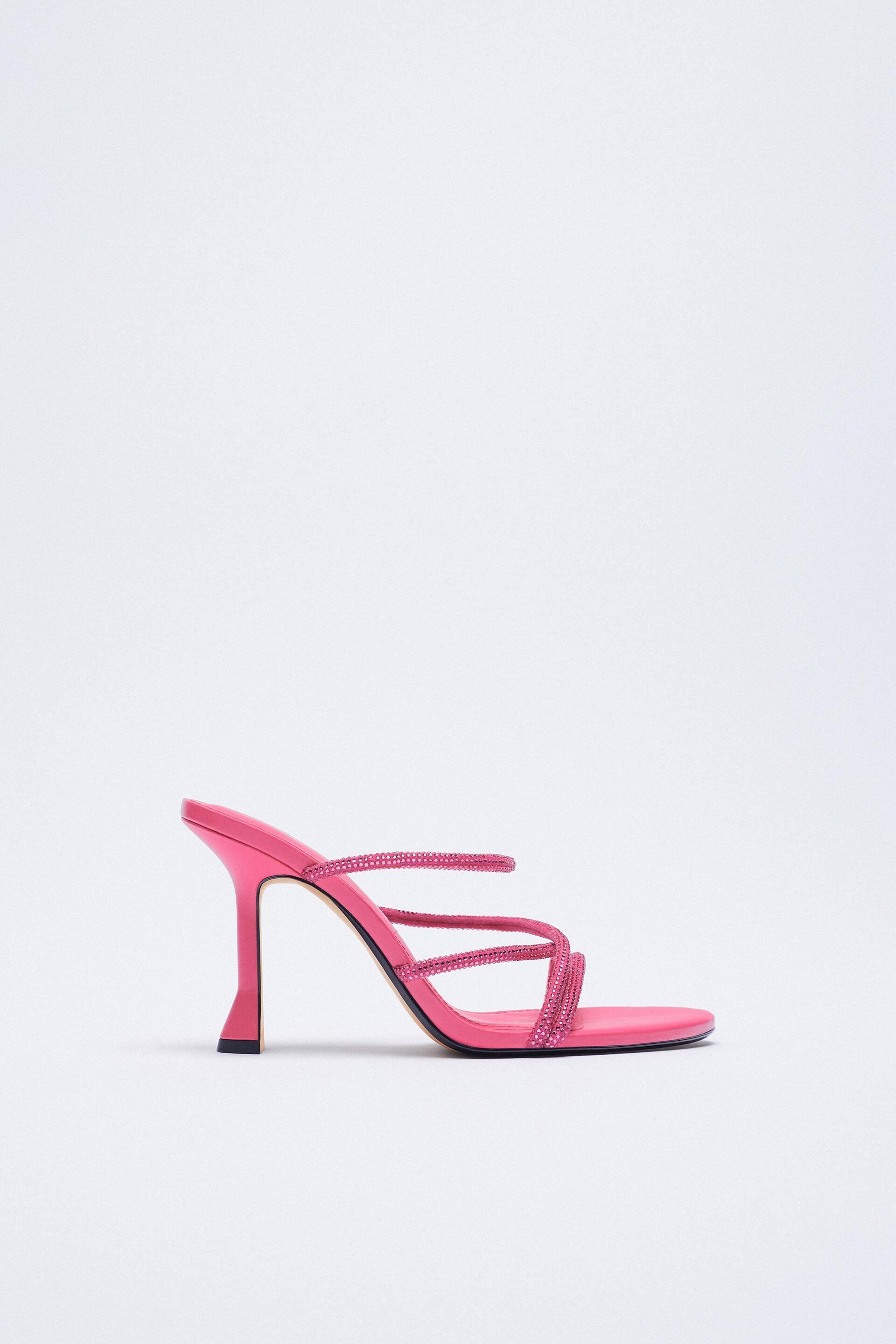 Zara pink sandals
