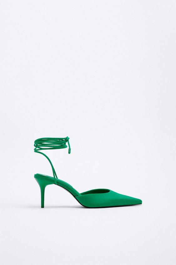 zara strappy shoes