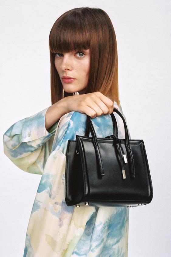 zara bolsa with initials