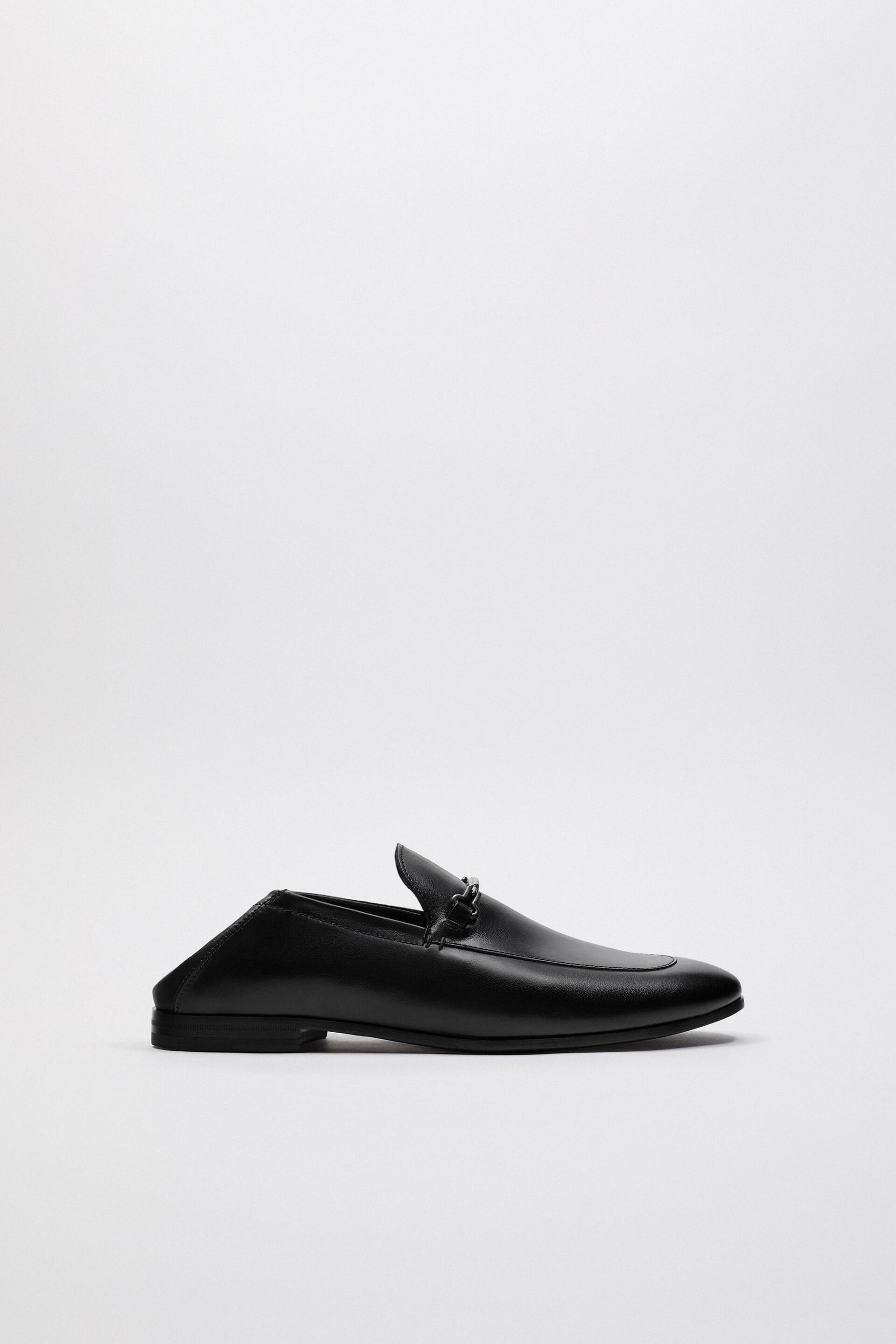 slingback loafers leather