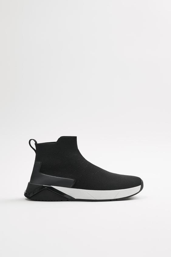 Tênis Bota Street Pele Quiz Feminino - Preto