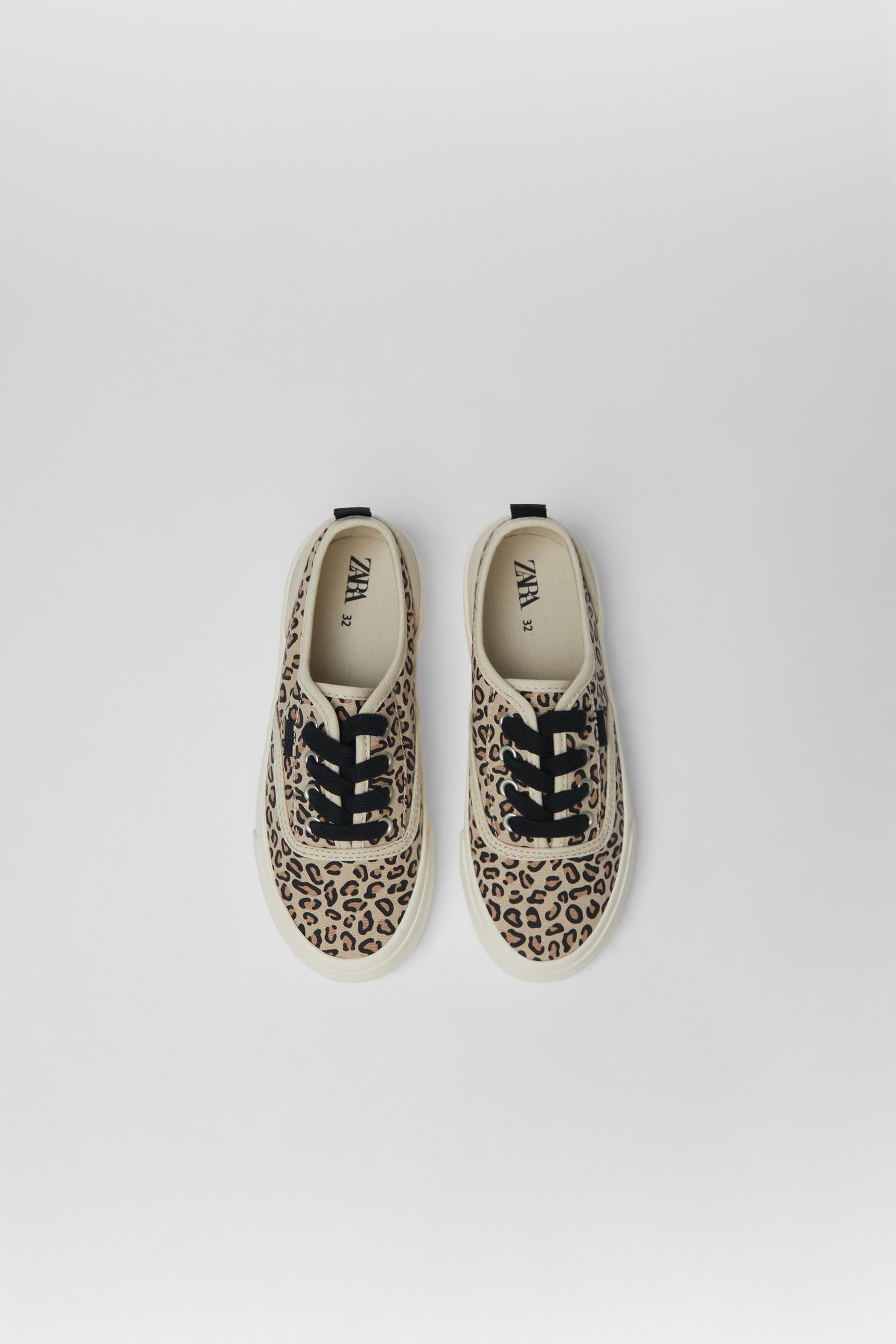 TÊNIS COM ESTAMPA ANIMAL PRINT - Leopardo | ZARA Brasil