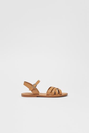 STRAPPY LEATHER SANDALS