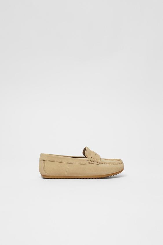 MOCASÍN PIEL - Marrón | ZARA España