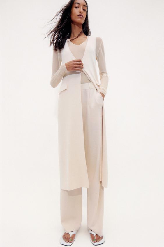 ロング ニットベスト Limited Edition Zara Japan 日本 ロング ニットベスト Limited Edition Zara Japan 日本