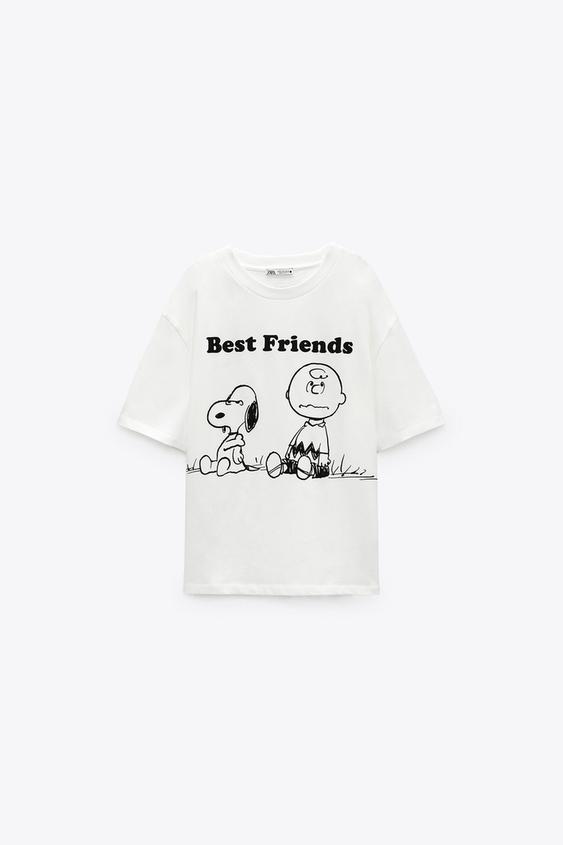 スヌーピー ピーナッツ ｔシャツ Zara Japan 日本