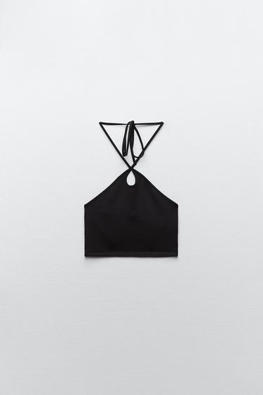zara black top
