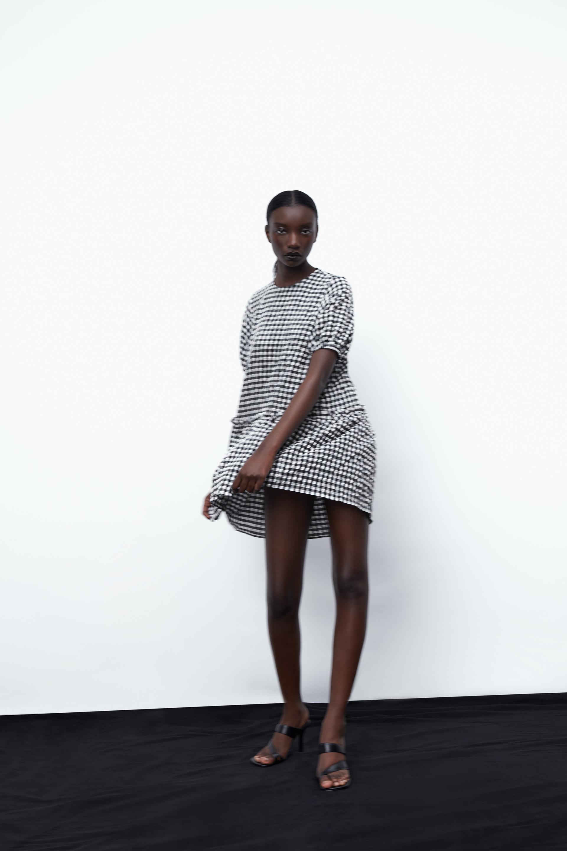 ギンガムチェックミニワンピース Zara Japan 日本 ギンガムチェックミニワンピース Zara Japan 日本