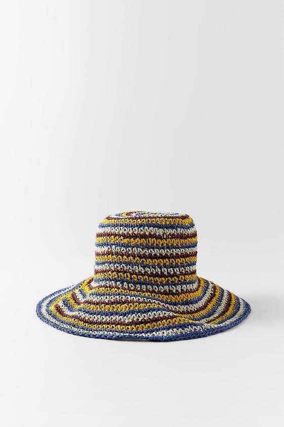 CROCHET HAT - Multicoloured | ZARA 