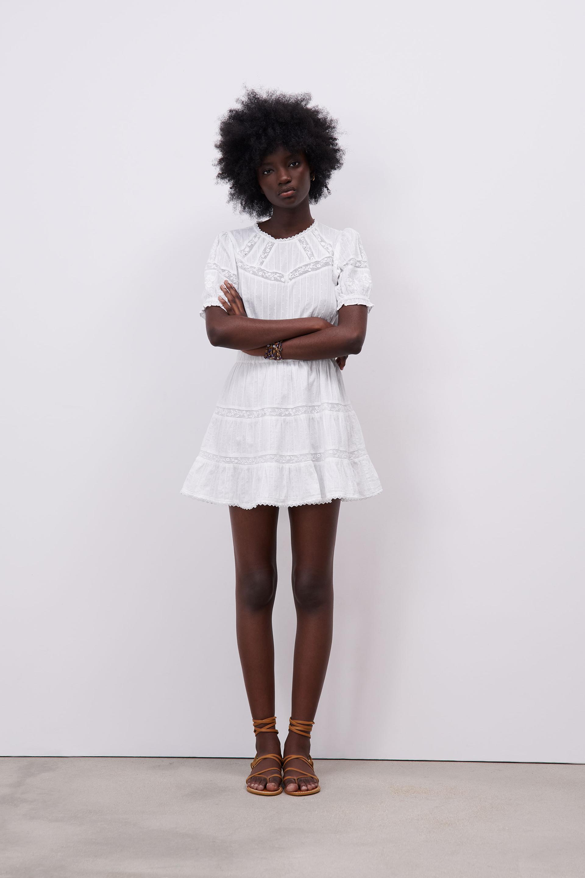 Zara combination short dress Clearance