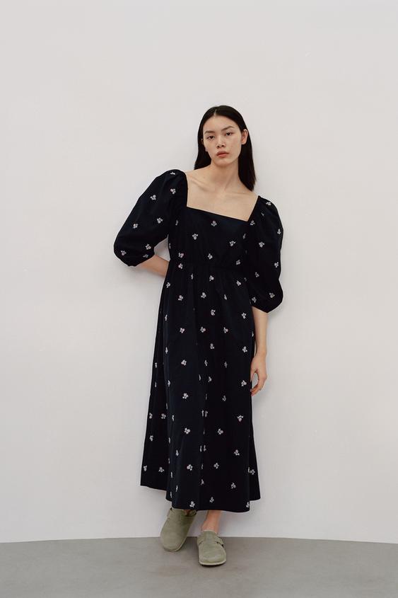 エンブロイダリー ワンピース Zara Japan 日本 エンブロイダリー ワンピース Zara Japan 日本
