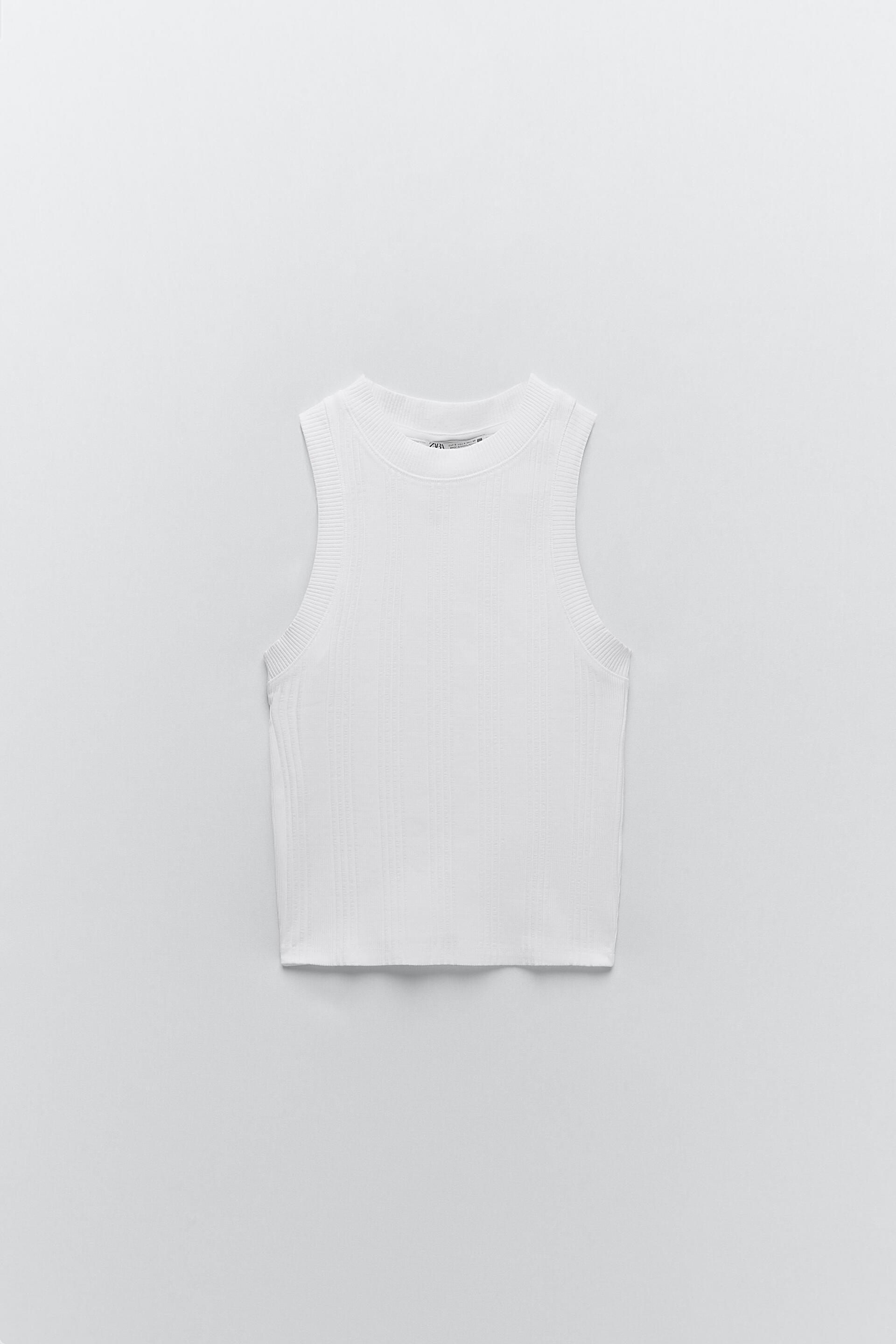 Camiseta halter zara clearance
