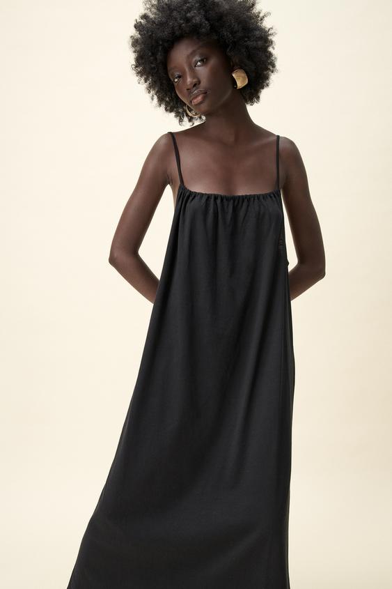 ミディ丈キャミソールワンピース Zara Japan 日本 ミディ丈キャミソールワンピース Zara Japan 日本
