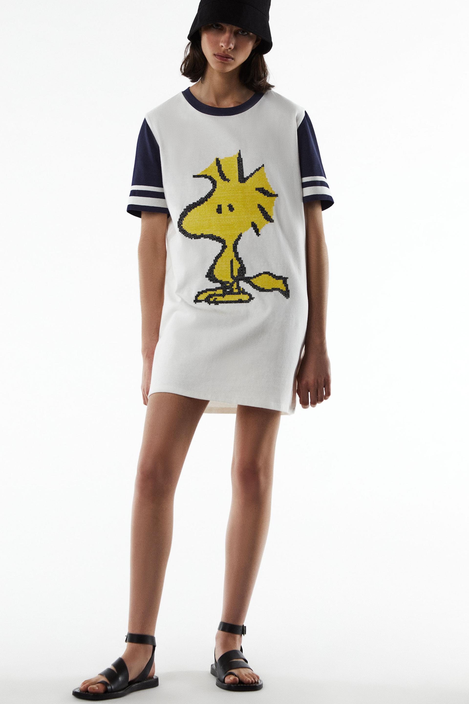 Vestido snoopy zara mujer