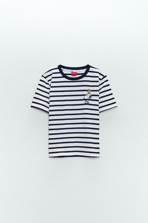 CAMISETA SNOOPY ® PEANUTS - Blanco / Marino | ZARA Chile