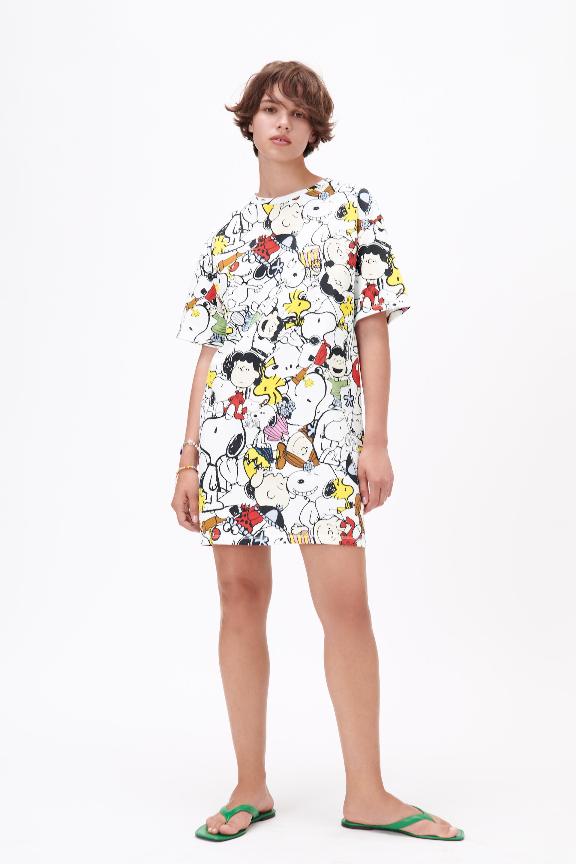 Zara snoopy dress clearance