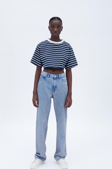 レディースクロップ丈tシャツ Zara 日本 レディースクロップ丈tシャツ Zara 日本