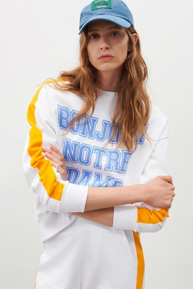 kadin sweatshirt online indirim zara turkiye