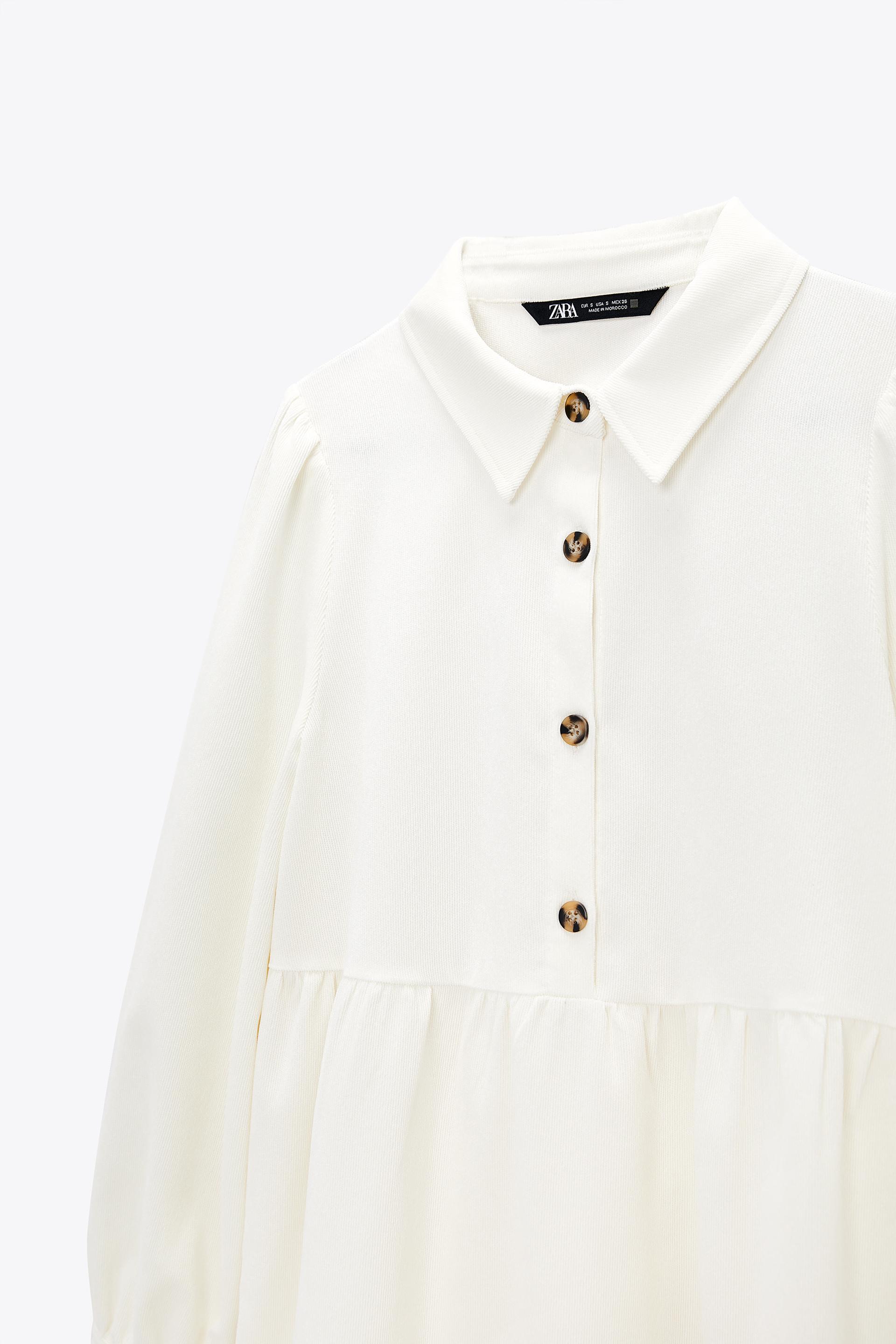 コーデュロイ ミニワンピース Zara Japan 日本 コーデュロイ ミニワンピース Zara Japan 日本