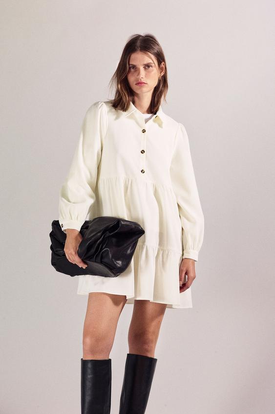 コーデュロイ ミニワンピース Zara Japan 日本